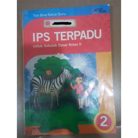 Jual Buku IPS Terpadu Kelas II 2 SD Tim Bina Karya Guru Shopee Indonesia