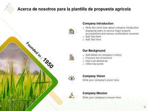 Las 10 Mejores Plantillas De Propuestas Agrícolas Con Ejemplos Y Muestras