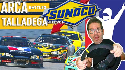 Talladega Heat Iracing Oval Arca Battle Hitting Top Speeds In The