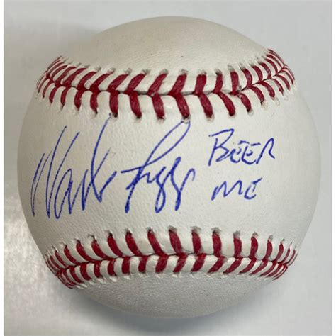 Wade Boggs Autographed Beer Me Baseball Mlb Auctions