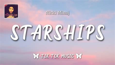 Nicki Minaj Starships Lyrics