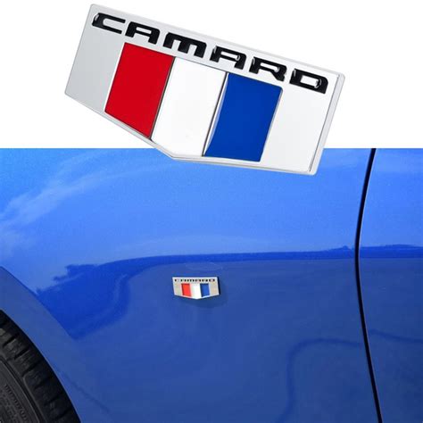 3d Metal Camaro Badge Nameplate For Chevrolet Camaro Side Fender Rear