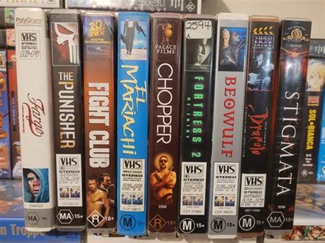 Bulk Vhs Lot Action Sci Fi Horror Bundle Ex Rentals