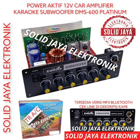 Jual Kit Power Aktif Mobil V Dc W Stereo Dms Dms Dms X