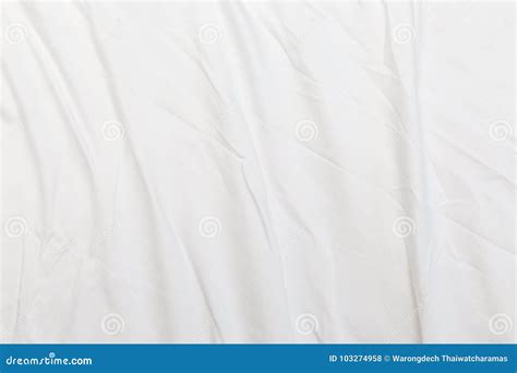 Top View Of Bedding Sheets Crease Stock Photo Image Of Sheet