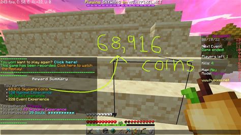 How To Get INSANE Amounts Of COINS In The New HYPIXEL SKYWARS Update