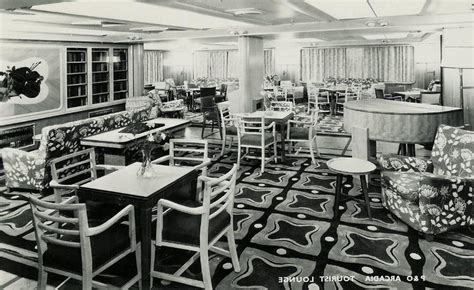 Ocean liner interior photos