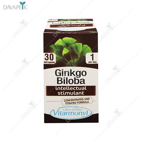 کپسول جینکوبیلوبا ویتارمونیل Vitarmonyl Ginkgo Biloba دواپیک