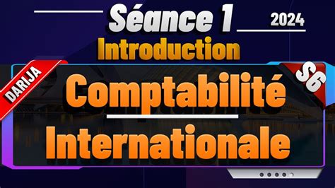 Comptabilité Internationale S6 Normes Comptables Internationales IAS