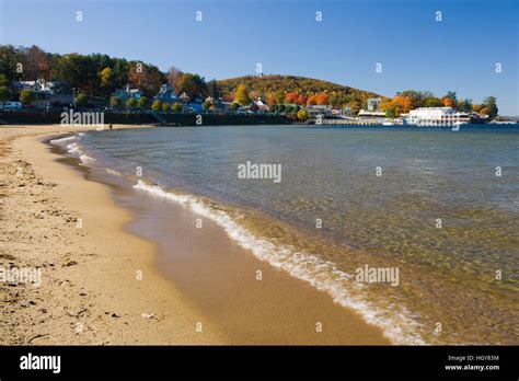 Weirs Beach On Lake Winnipesauke In Laconia New Hampshire Stock Photo