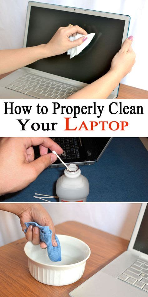 How To Properly Clean Your Laptop With Images Cleaning Cleaning Wipes Clean Laptop