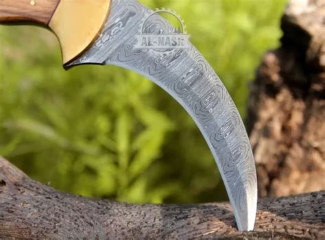 Damascus Karambit Hand Forged Karambit Knife