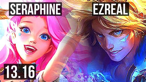 SERAPHINE Sona Vs EZREAL Jarvan IV ADC 12 2 8 1100 Games NA