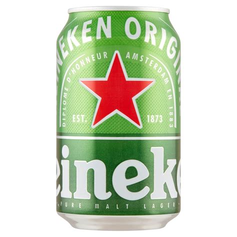 Heineken Original Pure Malt Lager Blik Ml Carrefour Site