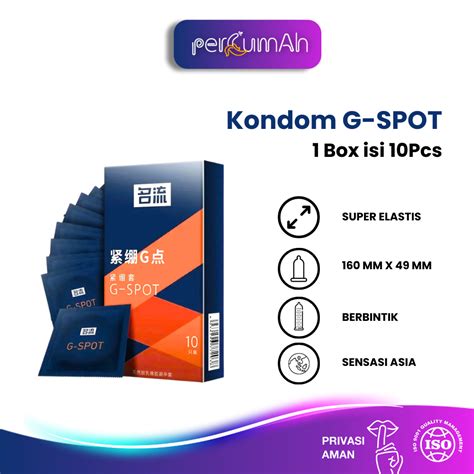 Jual PRIVASI AMAN Kondom 1 Box G Spot Isi 10pcs Kondom Bertekstur