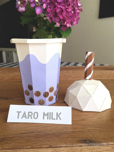 DIY Boba Tea Origami For Boba Tea Lovers