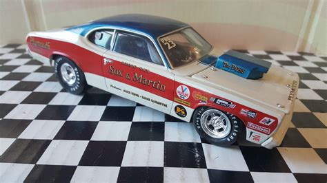 Rsc 1972 Plymouth Duster Pro Stock Sox And Martin 124 No Box 1971855797