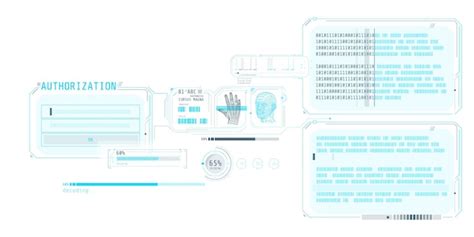 Premium Vector Design Of A Futuristic Software Interface For Data