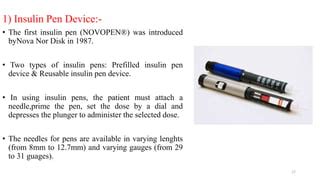 insulin drug delivery system | PPT