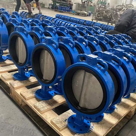 Dn Pn Class Ductile Iron Epdm Seat Wafer Center Butterfly