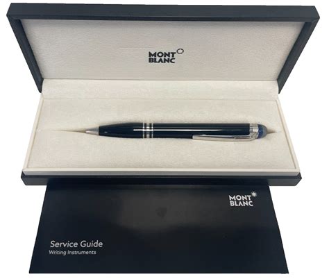 Montblanc Starwalker Black Precious Resin Ballpoint Pen 118848 Ebay