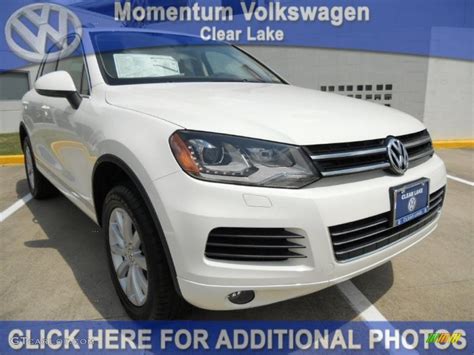 2011 Campanella White Volkswagen Touareg VR6 FSI Sport 4XMotion