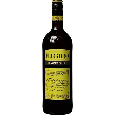 Comprar Vino Tinto Tempranillo Elegido Cl