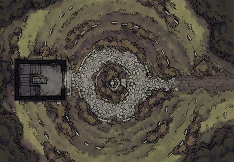 Forgotten Tomb 2 Minute Tabletop Fantasy Map Dungeon Maps Crypt