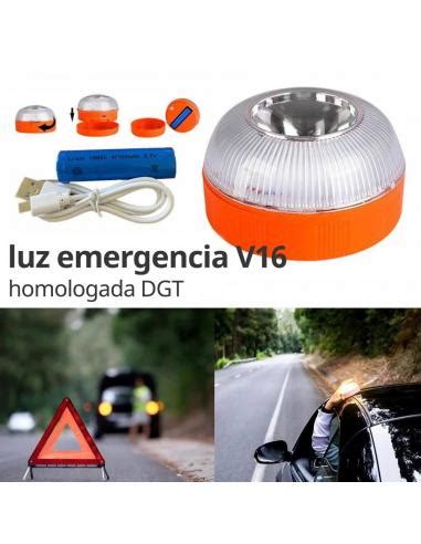 Luz de Emergencia V16 para Vehículos con Base Magnética Homologada DGT