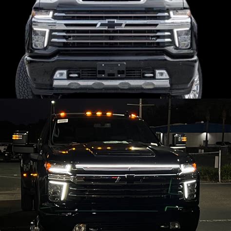 2020 2023 Chevrolet Silverado 2500 3500 Hd Led Grill Accent Lights Kit