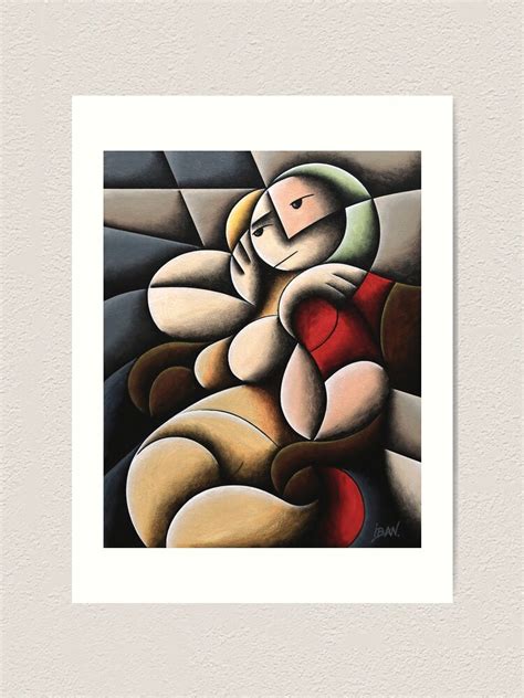 Femme Nue Dans Un Fauteuil Rouge Art Print By Ibanvdz Redbubble