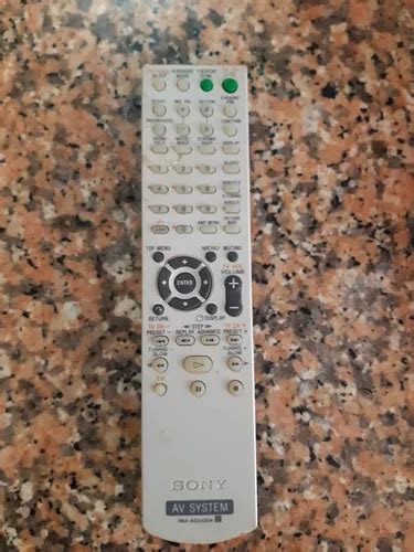 Control Remoto Sony Modelo Rm Adu004 Para Repuesto MercadoLibre