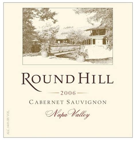 Round Hill Wine Label Wine Bottle Labels Wine Label Design