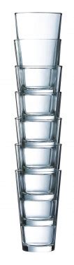 Set De 6 Vaso Stack Up Arcoroc Apilable Cooking