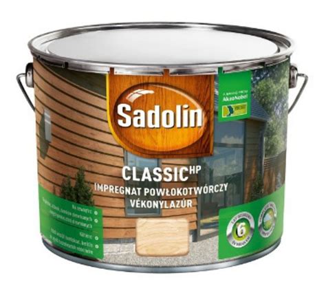 SADOLIN CLASSIC Impregnat Do Drewna 9l Bezbarwny 6949999218