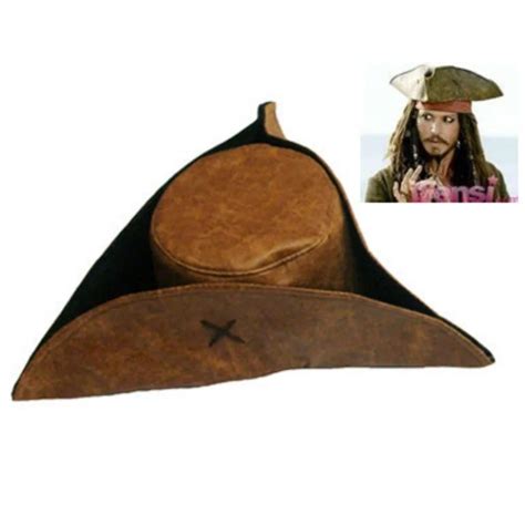 Adults Halloween Party Hat Cosplay Costume Jack Sparrow Pirates ...