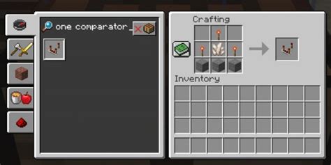 How To Make A Redstone Comparator