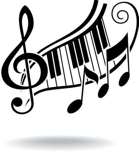 Player Piano Musical Note - Piano Keys And Music Notes - (709x778) Png ...