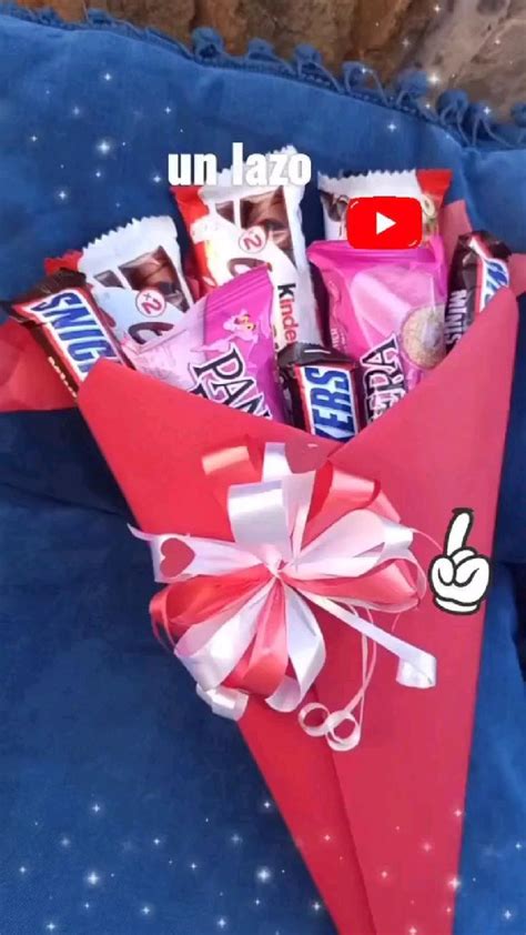 Bouquet Con Chocolates Regalos Románticos Para Hombres Regalos Para Hombre Manualidad