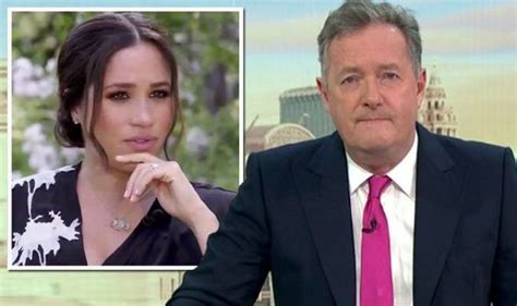 Piers Morgan fumes at Meghan Markle for 'deluded' Oprah interview ...