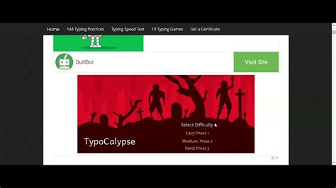 Typing Game Zombie Typing Game Typocalypse YouTube