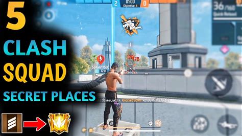 TOP 5 CLASH SQUAD SECRET PLACES FREE FIRE MAX CLASH SQUAD TIPS AND