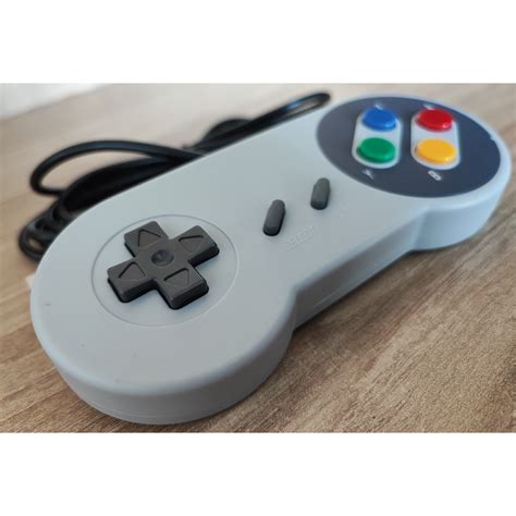 Controle Usb Super Nintendo Joystick Snes Super Nintendo Emulador Pc