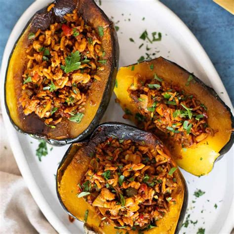 Mediterranean Stuffed Acorn Squash Recipe Cart