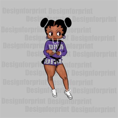 Digital Art Collectibles Betty Boop Sport Teams Cartoons Black