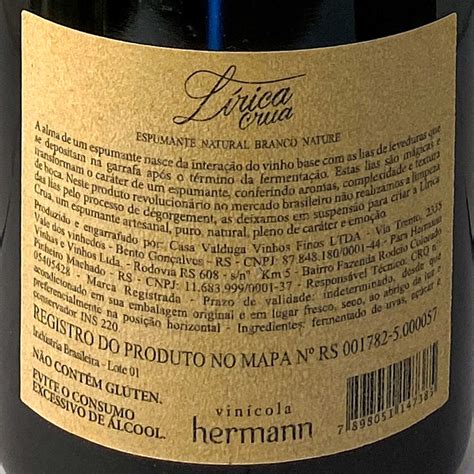 L Rica Crua Nature Vinerize Loja On Line De Vinhos Em Porto Alegre