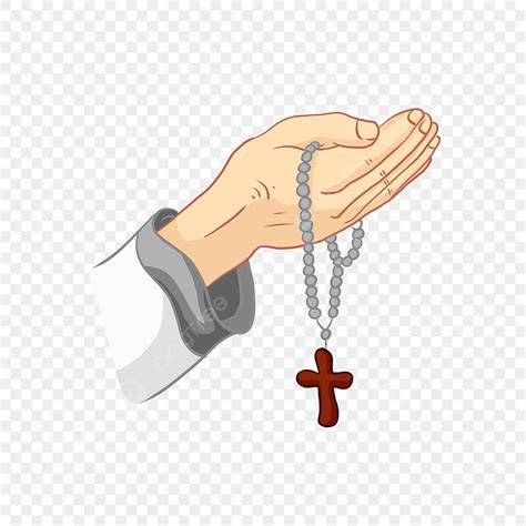 Praying Hands And Cross Clipart Png