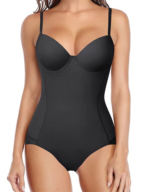 Shaperin Thong Bodysuit Shapewear For Women Tummy Control Fajia