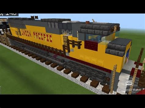 Minecraft Union Pacific SD70M Locomotive Tutorial YouTube