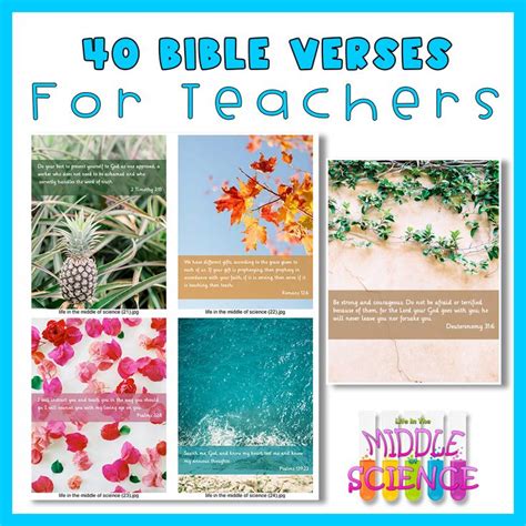 Bible Verses for Teachers | Verses for teachers, Bible verses, Verses